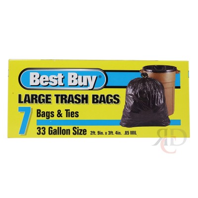 BEST BUY TRASH BAG 33 GAL 7CT/PACK